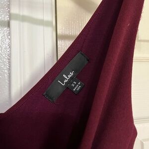 Lulu’s Maroon Cocktail Dress